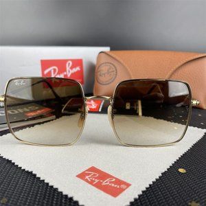 Ray-Ban Fashion SQUARE 1971 Light Brown Gradient Sunglasses Rt10